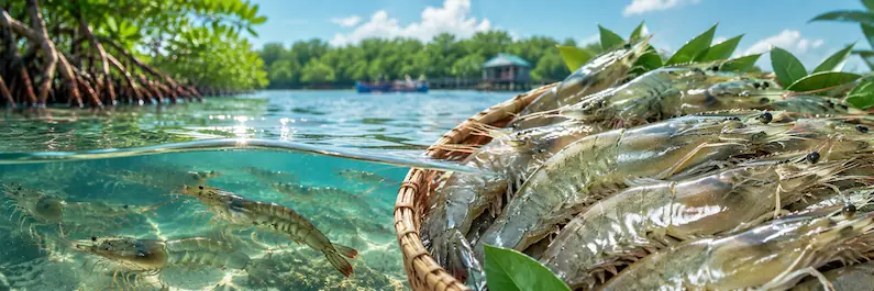 tôm cà mau - chất lượng thịt vượt trội