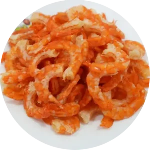 Tôm thẻ chân trắng làm khô
