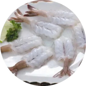 Tôm thẻ chân trắng sơ chế